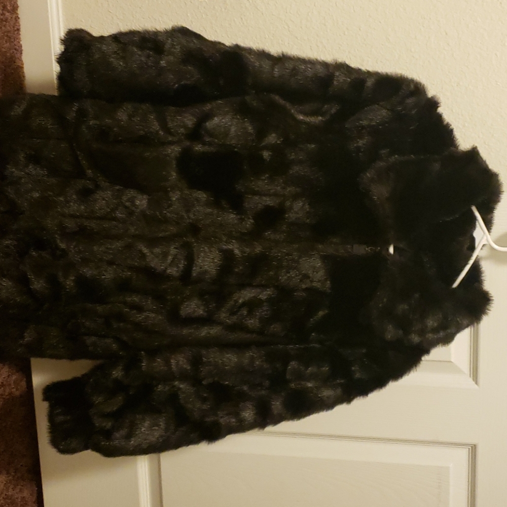 Faux fur jacket